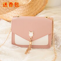 Bag Pack woman Summer 100 Lap Fairy suitable for summer bag small light small and light bag for spring and summer student net red inclined satchel bag