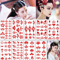 Childrens makeup stickup to face accessories 61 Childrens Day brow with girl hanfu brow with a dance photo Beauty post