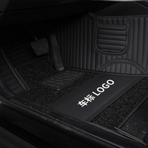 Car mat double-layer raised full car five-seat Mercedes-Benz BMW Land Rover Porsche silk ring foot pad full enclosure thickening