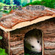 Golden bear hamster house cabin nest landscaping escape house ໄມ້ພິເສດບັນເທົາຄວາມເບື່ອຫນ່າຍຂອງຫຼິ້ນ cage ທີ່ຈໍາເປັນປະຈໍາວັນ