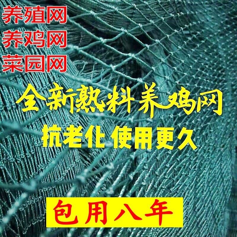 Poultry breeding nets Fried Chicken Nets Plastic Nets Blocking Chicken Nets Nylon Nets Fried Chicken Nets Vegetable Garden Fence Nets Climbing Vines Top Net