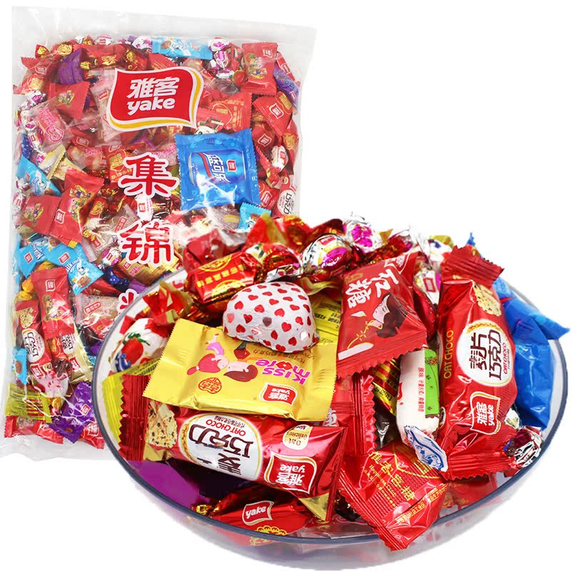 Yashin Joy Sugar Bulk Wedding Feast Sugar Prose HIGH-END BACK GIFT SUGAR CHOCOLATE MILK WATER FRUCTOSE WHOLESALE GIFT BAG