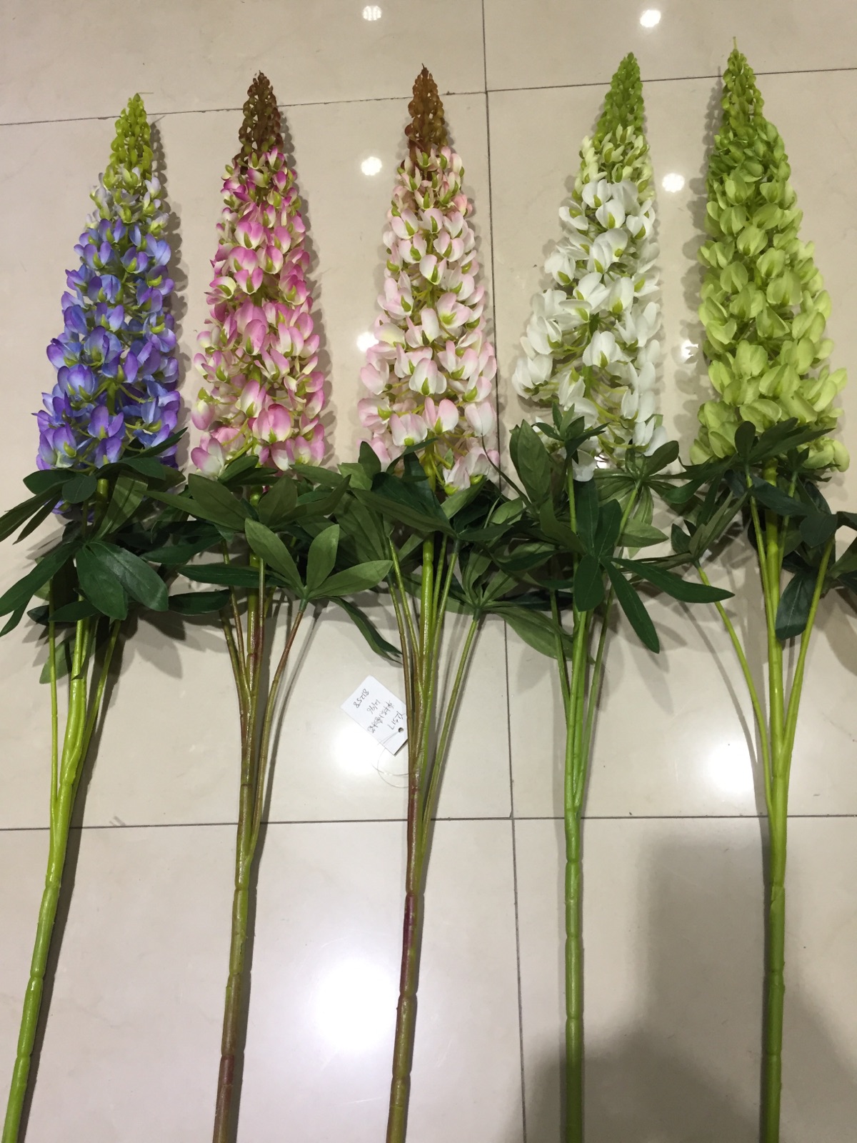 New single long pole landing big branch simulation flower Fake flower Lu ice flower Living room dining room Hotel lobby flower arrangement silk flower