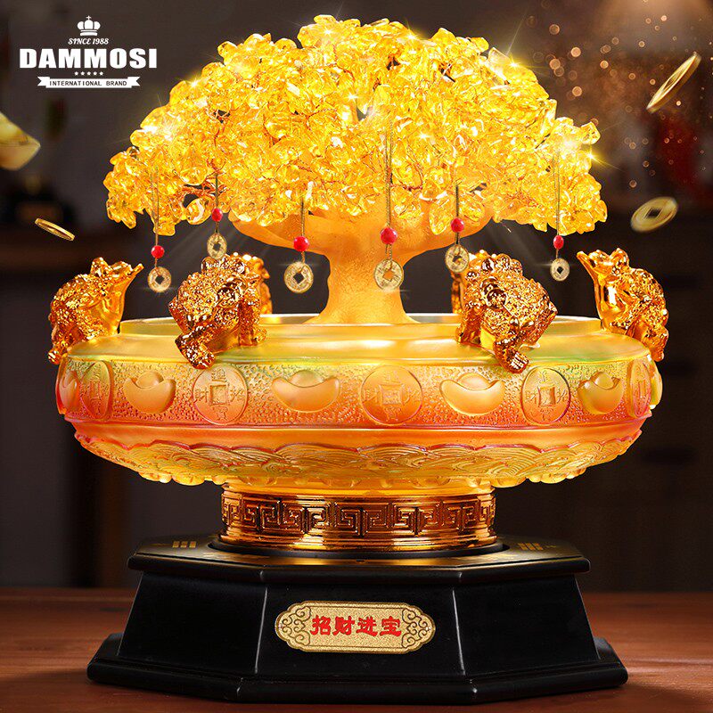 Recruit Crystal Tree Octava to put fortune piece of high-end decoration shop opening Joe relocation gift