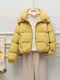 Trendy brand winter Korean style down jacket women's short hooded cotton coat and jacket for small people fashion loose thickened bread coat