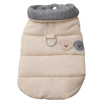 Dog clothes for Shih Tzus warm and tractionable in winter soft cotton vest for small dogs sleeveless two-legged coat