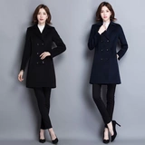 Демисезонное шерстяное пальто, утепленная куртка для работы