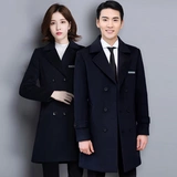 Демисезонное шерстяное пальто, утепленная куртка для работы