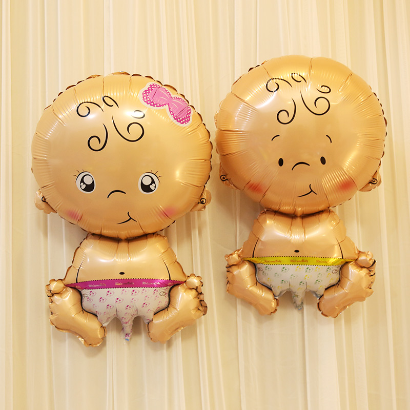 Bao 100 Days Birthday Party Arrangement Aluminum Film Gas Angel Baby Pacifier Ball Venue Placement Venue Decoration