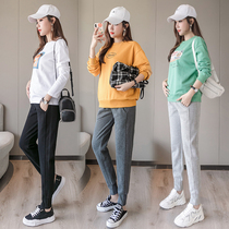 Pregnant Woman Pants Autumn Winter Clothing New Pure Cotton Casual Long Pants Autumn Winter Outwear Thickened Toabdominal Superior Temperament Underpants
