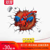 3d spiderman wall stickers for kids rooms nursery room decor