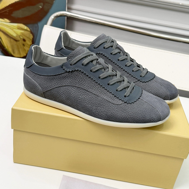Business Casual Shoes for Men, Genuine Leather, Flat, Lightweight, Comfortable, Breathable, Trendy Brand, British Bc Fashion, 2026 Autumn European Collection