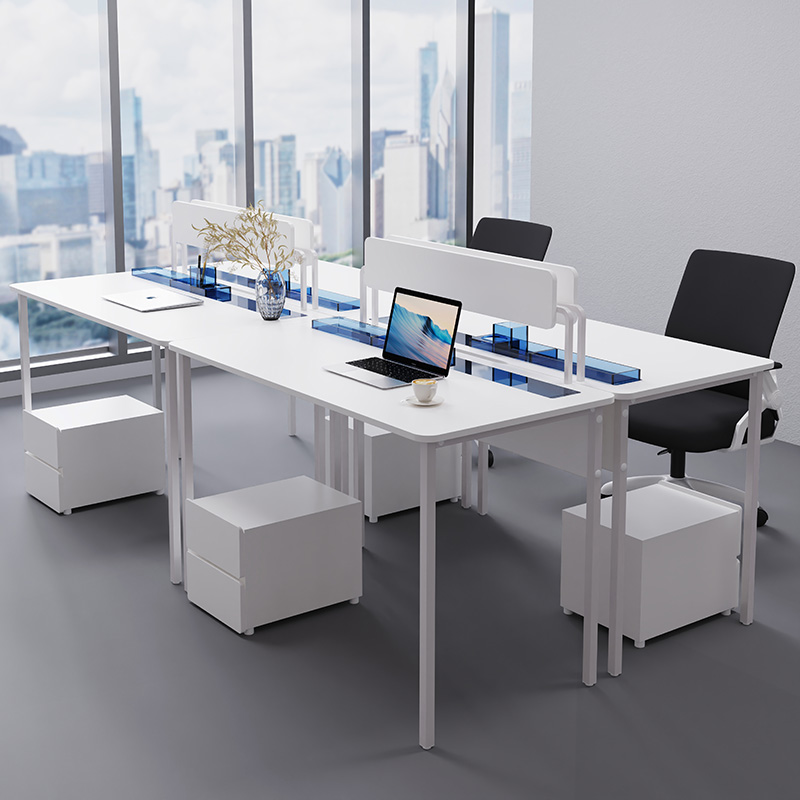 Yiyuan desk simple modern staff office table combination single computer desk home desktop long table