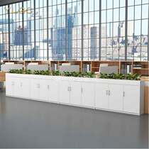 Office file cabinet file cabinet low cabinet locker table side cabinet office cabinet wooden partition flower tank cabinet