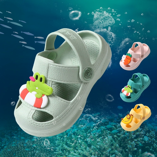 Детские тапочки для мальчиков, нескользящие туфли для раннего возраста, слайдеры, мягкая подошва