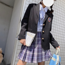 (Fuzi butterfly spot) Original grid skirt JK uniform Moqiu JK Office