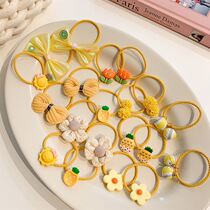 Childrens leather gluten doesnt hurt to be flexible good online red 2021 new girl zahy hair cute baby head rope haircut