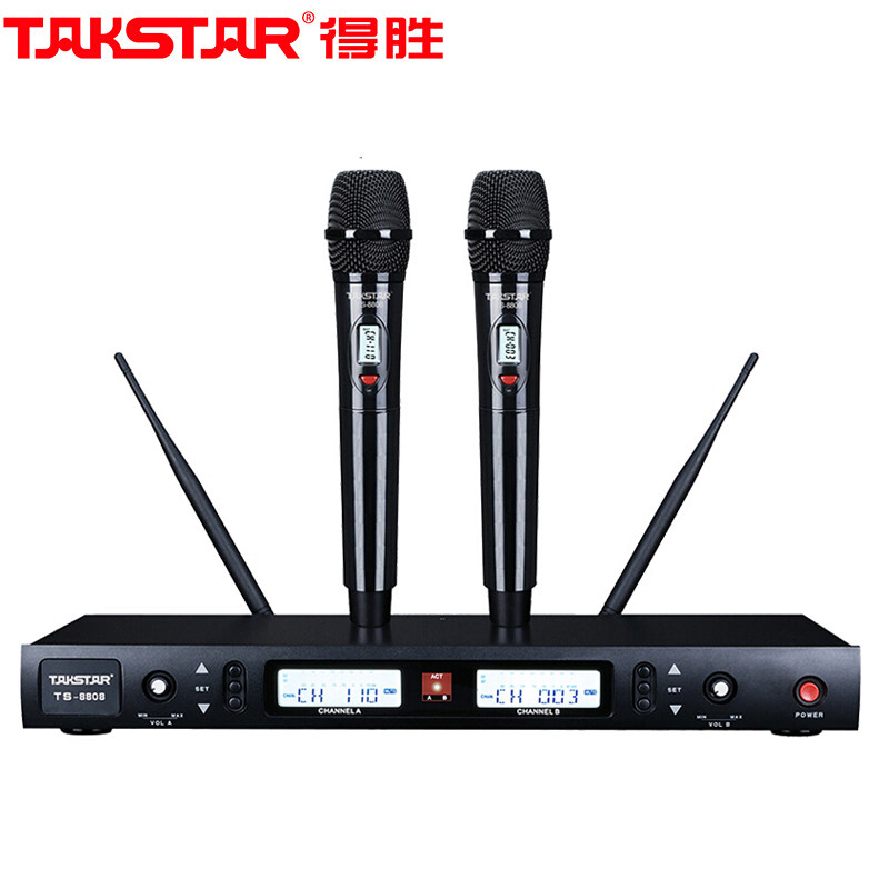 Takstar Wins TS-8808 Wireless microphone U segment K Song Stage Performance Professional singing a pair of mike