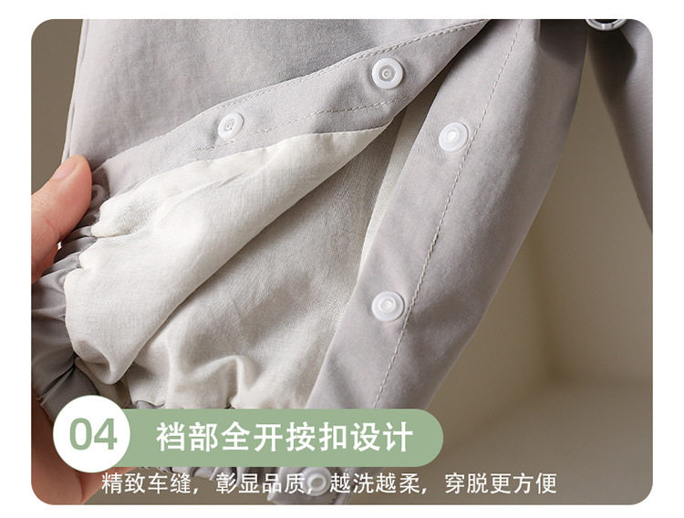 冲锋衣婴儿初秋连体衣防风户外服超萌卡通宝宝春秋爬爬服连帽外套 — 14