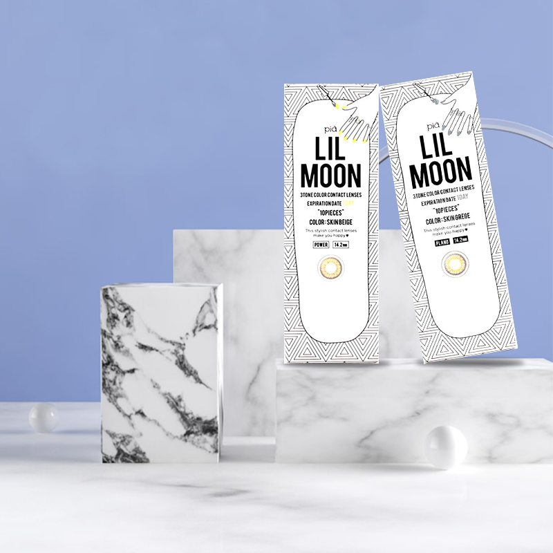 LILMOON全系列日抛10片装大小直径美瞳混血彩色隐形眼镜 日本进口