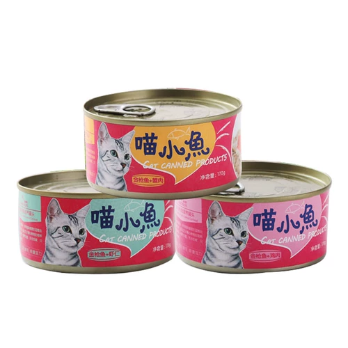 路斯 Meow Xiaoyu White Meat Cat 170g*12 банок для увеличения отщелки