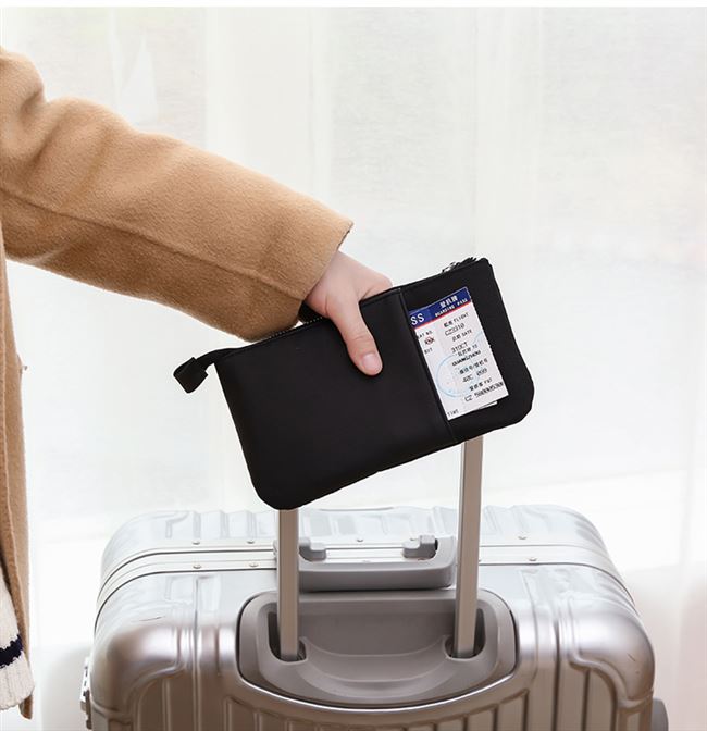 Du lịch Hàn Quốc du lịch đa chức năng đơn giản túi chống nước túi lưu trữ ID túi xách tay ví cầm tay - Ví / chủ thẻ