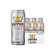 临期品：三宝乐札幌啤酒精酿啤酒650ml*6罐