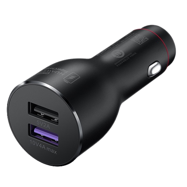 Huawei Original Car Charger 22.5W Flash Charging P30P20Mate20/30Nova5Pro Mobile Phone Ignition Cigarette Lighter Dual USB Fast Charging Car Charger Genuine