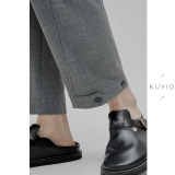 Регулировка рта ног u kuyiou/Создание изогнутых линий сшивания и плотной талии под девятью точки девяти точковых мужчин K64