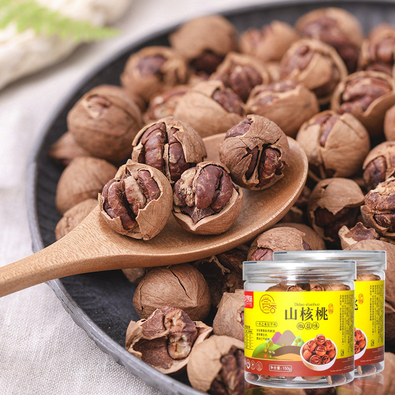 2021 new goods Linanhand peeled pecorino large seed wild small walnut pretzels with salt cream water to cook canned gift boxes