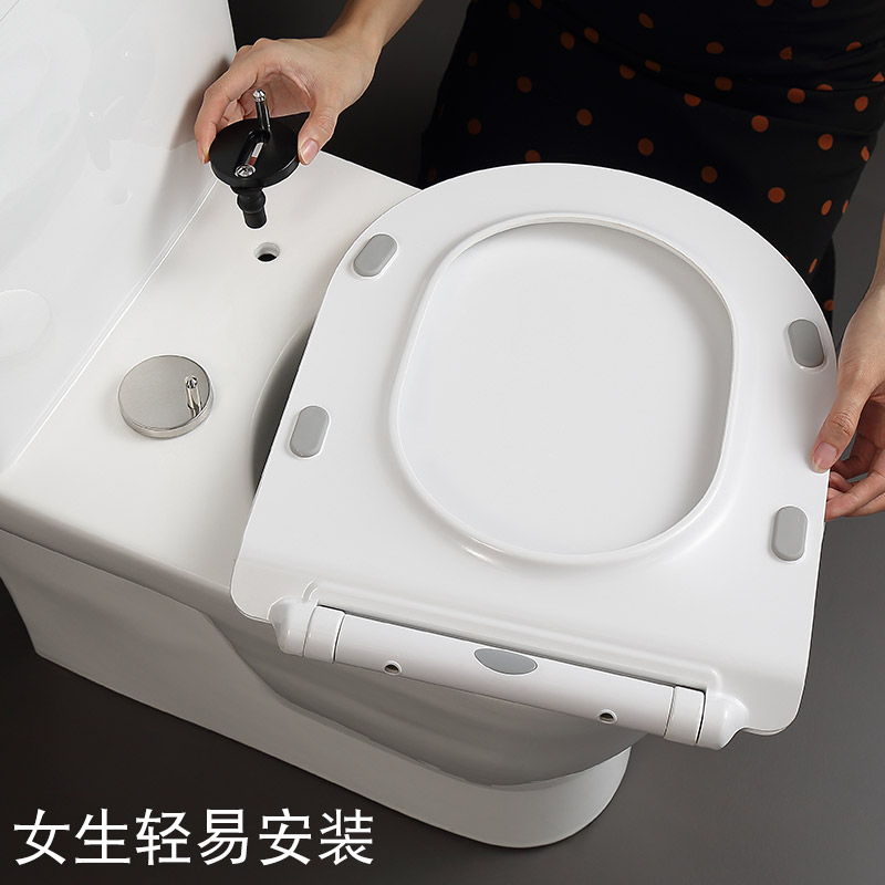 Urea-formaldehyde resin toilet lid Household universal accessories thick toilet cover cover lid old-fashioned UV-type circle toilet board