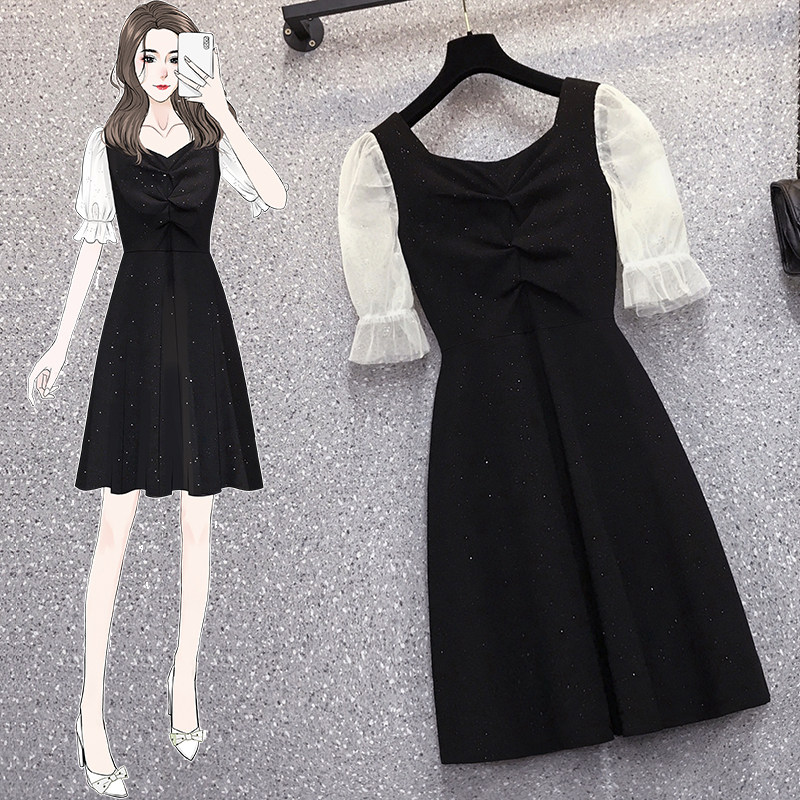 Maternity wear 2021 summer new temperament Korean version fashion thin fairy Fan dress pregnant women summer skirt tide