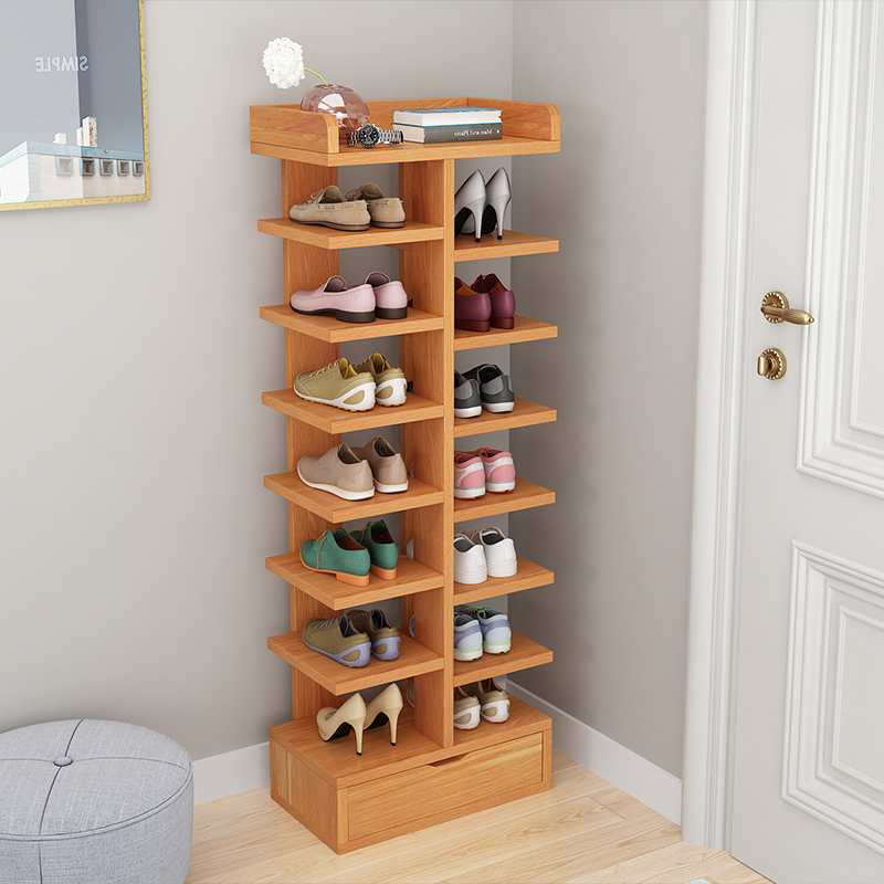Shoe shelf household door Province multilayer simple intake shoe frame economy collection shelf shoe cabinet look good
