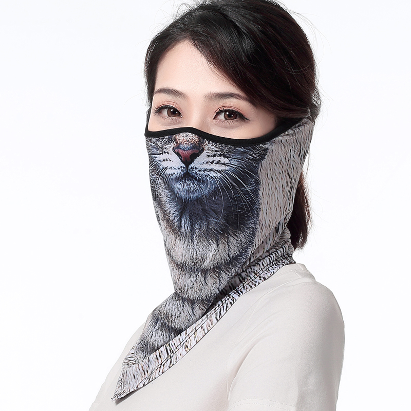 Summer outdoor riding headscarf sunscreen bike face towels windproof girders for men and women face cover bicycling and neck
