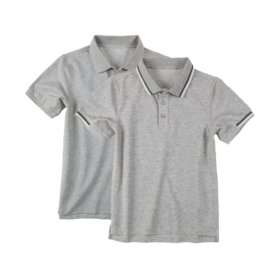 Children's POLO shirt summer thin girl half-sleeved T-shirt boy T-shirt gray elementary school summer school uniform short sleeves
