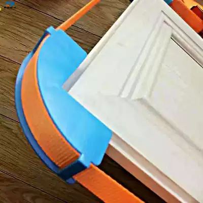 Thick composite panel 90 degree right angle fixing clip vertical woodworking strap box covering door clip group door frame