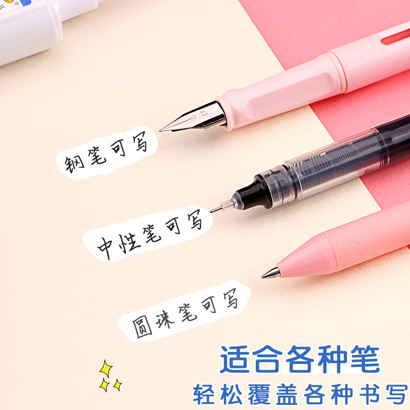 Correction Fluid for Removing Mistakes, No Trace, No Damage to Paper, Quick-Drying, for Students, Correction Pen, Gel Pen, Ballpoint Pen, Fountain Pen, Signature Pen, Error Correction Fluid, Handwriting Removal