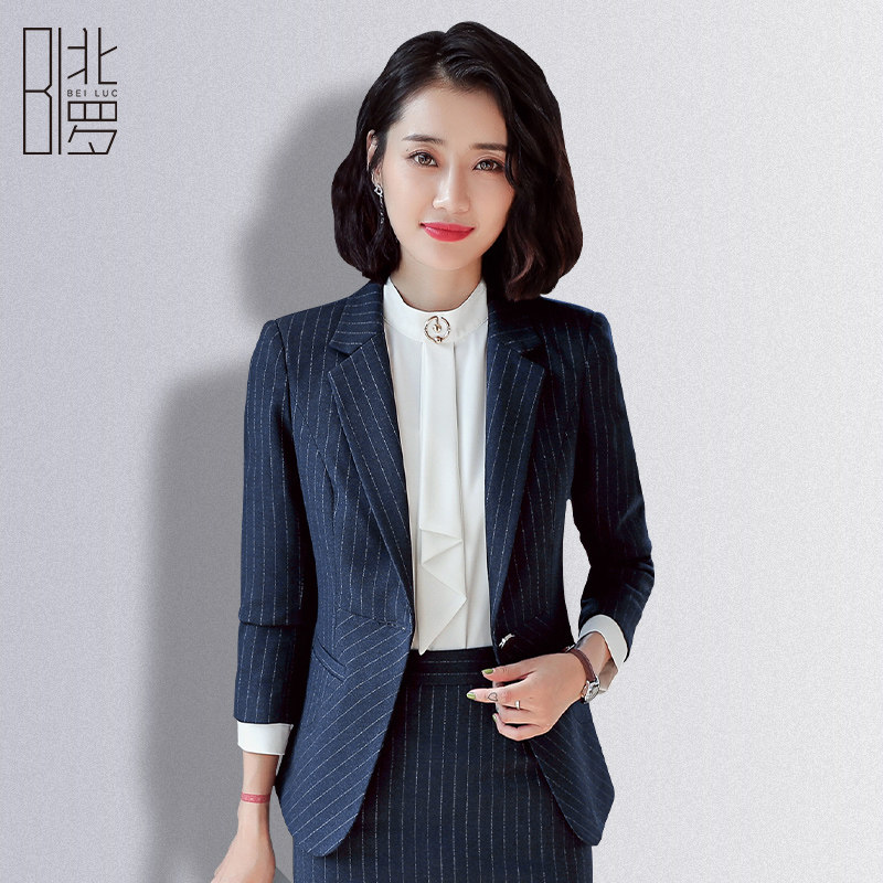 Suit women's suit Work clothes Hotel manager work clothes Spring and summer women's front desk formal Korean temperament jacket
