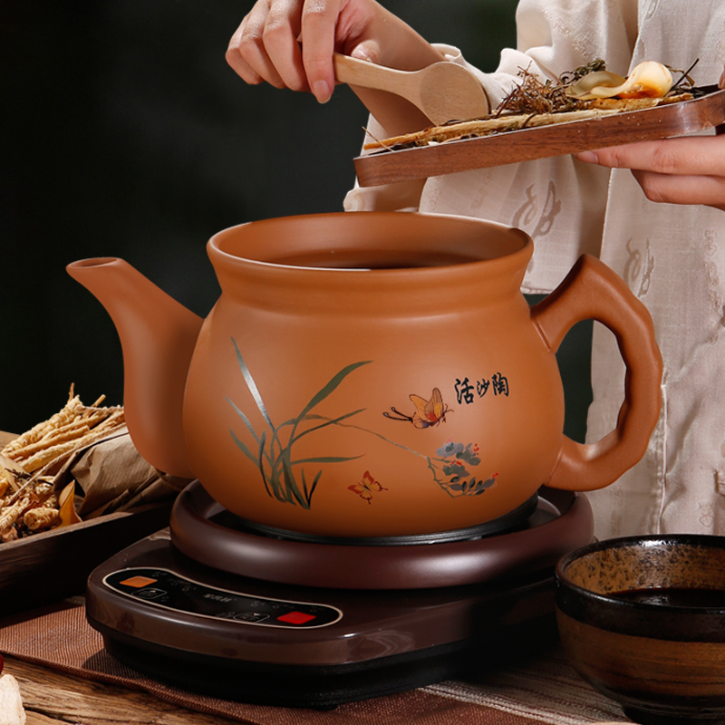 Star Kaiyue Full automatic smart home Two-style frying pan Purple Sand Boiling Medicine pot Herbal Medicine Electric Casserole TCM Insulation