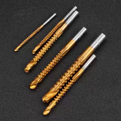 Twist drill bit set Multi-function alloy special rotary head woodworking electric drill head high-speed net punching slot sawtooth