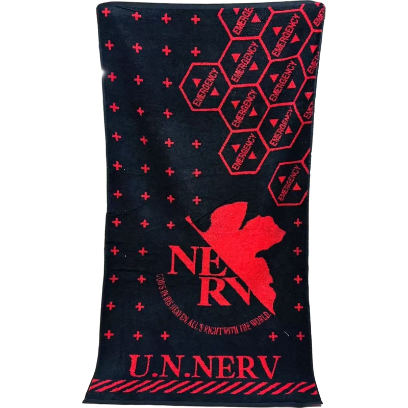 Eva Evangelion Unit 1 Unit 2 Seele Bath Towel and Face Towel Set Daily Single Tail Goods Slightly Flawed