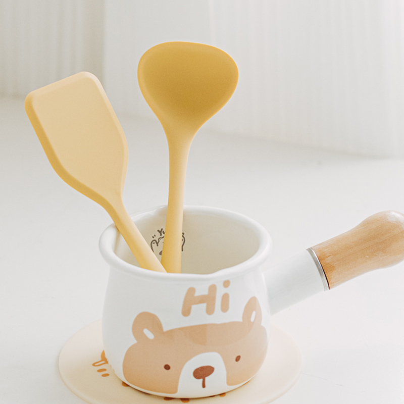 Tree mini pan shovel Silicone Shovel Soup Spoon Small shovel Kitchenware Baby Coveting Tools Small Spoon Scoop Spoon-Taobao