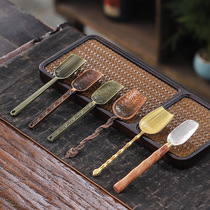 Zinc alloy incense powder spoon incense ash spoon teaspoon tea spoon flower tea shovel pattern tea tea spoon tea art accessories