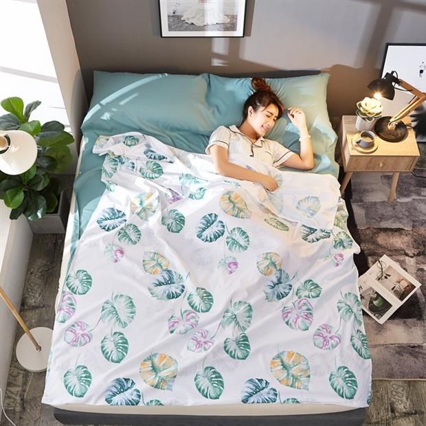 Khách sạn giường đôi du lịch người lớn túi ngủ túi ngủ mùa hè siêu mỏng người lớn nhẹ du lịch túi ngủ mùa xuân và mùa thu - Túi ngủ túi ngủ mùa hè cho bé