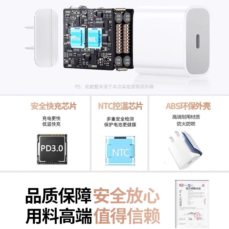 [Next-Day Delivery] [Official Genuine Product] [45W Fast Charging] Compatible with Apple 17 Charger Head, iPhone 16, 15 Pro Max, 14 Data Cable, 30W Original iPad Product Set 13