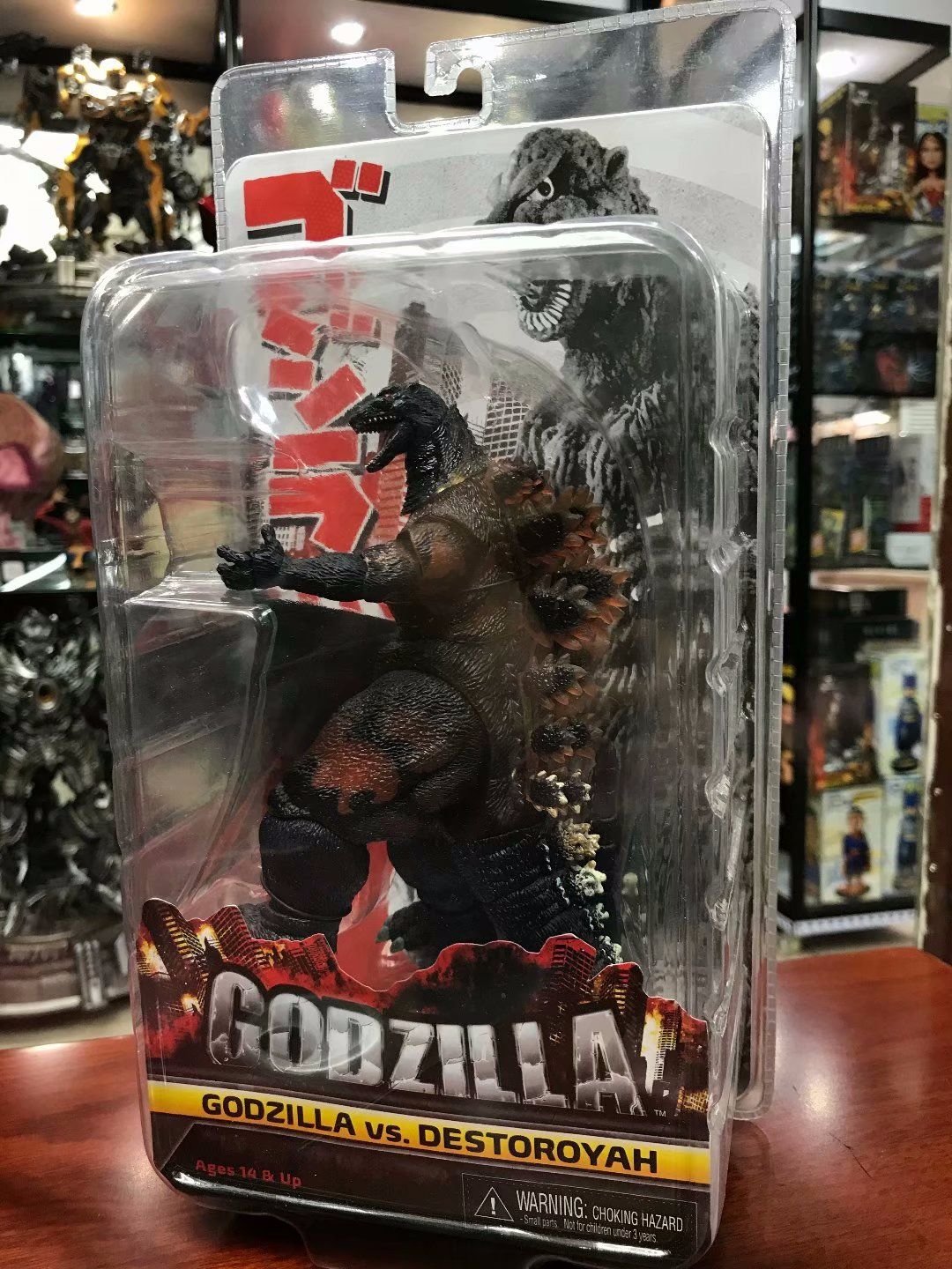 Burning & Red Lotus & GodzillaNECA Godzilla / 1954 Movie version / Movable 7 inch 1994 / 1995 / 1985 edition Godzilla Monster