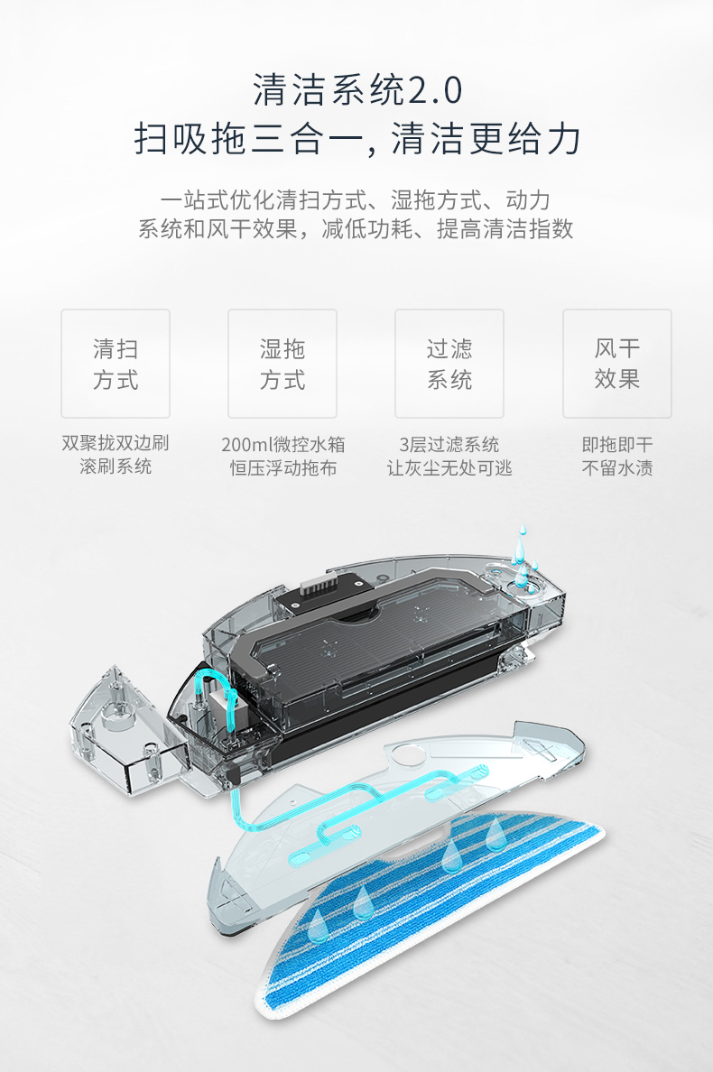 Ngôn ngữ C500 robot quét thông minh Tự động lau ướt ướt lau sàn nhà siêu mỏng một máy robot hút bụi xiaomi s5 max