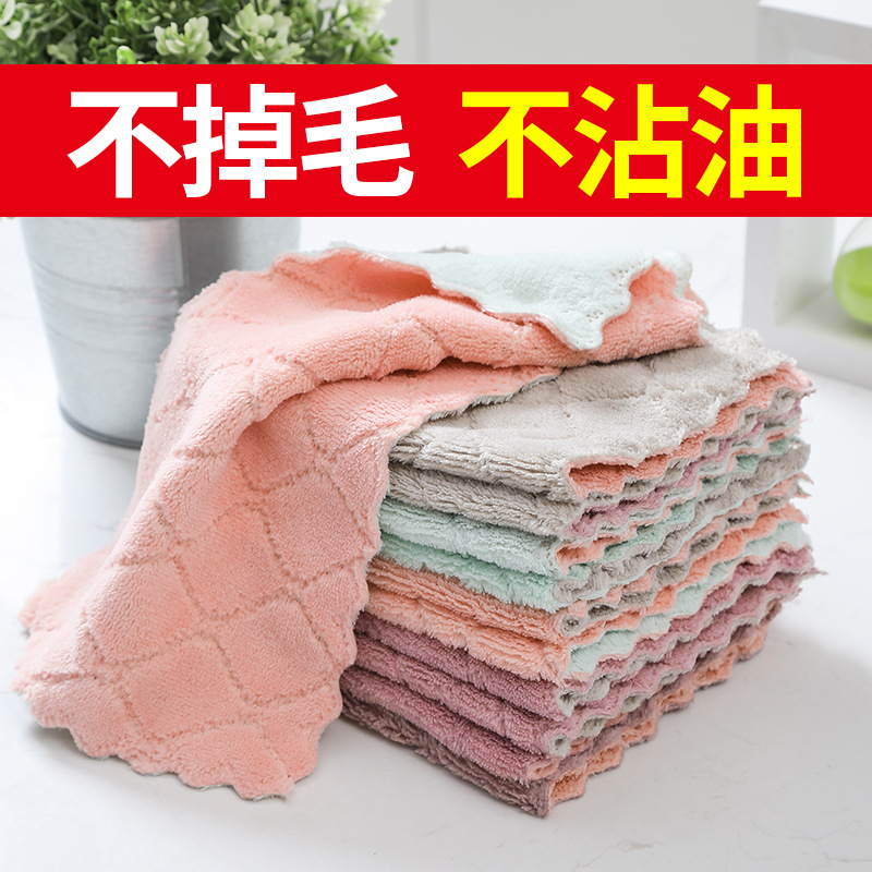 New 10 Pack Coral Fleece scouring pads Mabalo