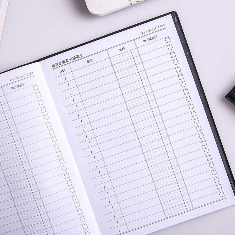 A5 receipts and payments books books This office goods receipts and payments account books financial transactions of household wealth management receipts and payments