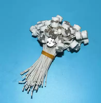 G5 3 lamp holder Lamp holder Lamp holder connector led halogen spotlight cup with wire base High temperature resistant MR16 ceramic lamp holder